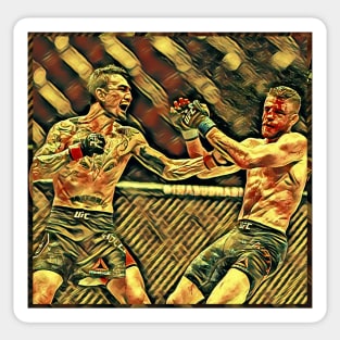 Max Holloway vs Calvin Kattar Sticker